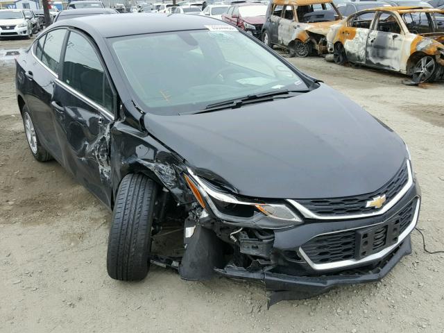 1G1BE5SM0H7127656 - 2017 CHEVROLET CRUZE LT BLACK photo 1