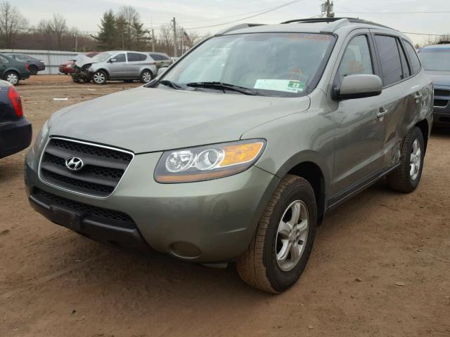 5NMSG73DX7H113699 - 2007 HYUNDAI SANTA FE G GREEN photo 2