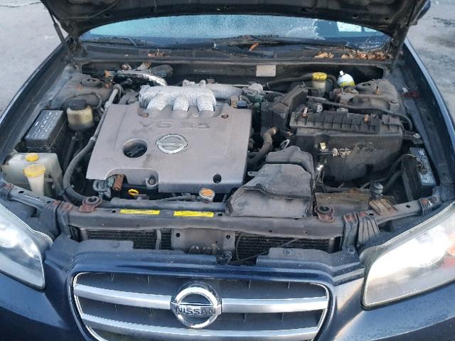 JN1DA31A52T301455 - 2002 NISSAN MAXIMA GLE BLUE photo 7