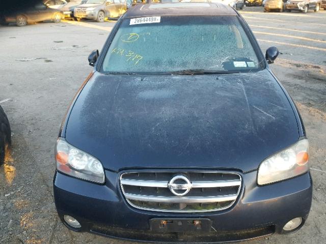 JN1DA31A52T301455 - 2002 NISSAN MAXIMA GLE BLUE photo 9