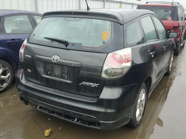 2T1KR32E86C614835 - 2006 TOYOTA COROLLA MA BLACK photo 4