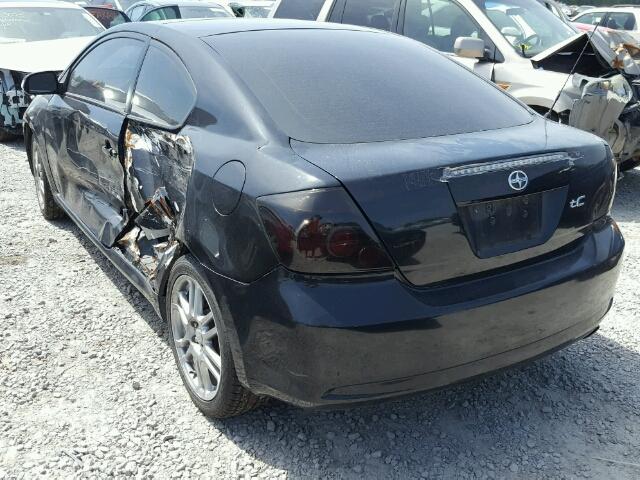 JTKDE177270156619 - 2007 TOYOTA SCION TC BLACK photo 3