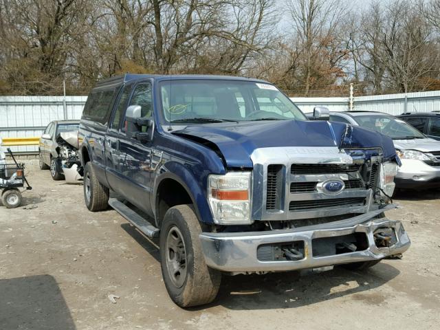 1FTSX31Y68ED93432 - 2008 FORD F350 SRW S BLUE photo 1