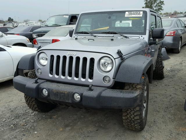 1C4AJWAG0HL529815 - 2017 JEEP WRANGLER S GRAY photo 2