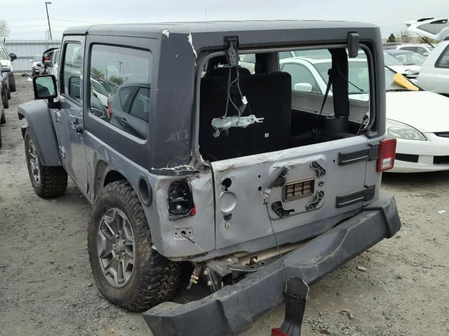 1C4AJWAG0HL529815 - 2017 JEEP WRANGLER S GRAY photo 3