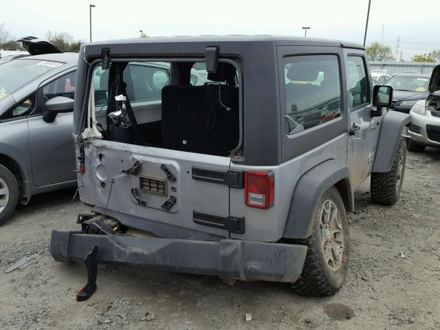 1C4AJWAG0HL529815 - 2017 JEEP WRANGLER S GRAY photo 4