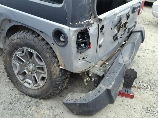 1C4AJWAG0HL529815 - 2017 JEEP WRANGLER S GRAY photo 9