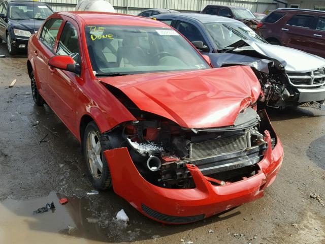 1G1AL55F477144716 - 2007 CHEVROLET COBALT LT RED photo 1