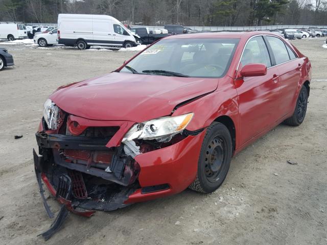 JTNBE46K373029989 - 2007 TOYOTA CAMRY NEW RED photo 2