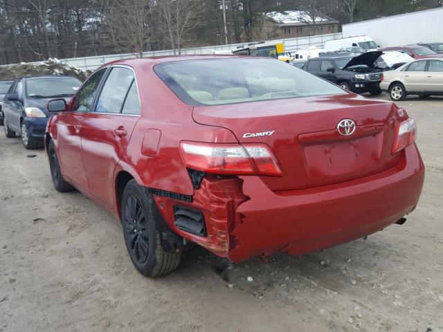 JTNBE46K373029989 - 2007 TOYOTA CAMRY NEW RED photo 3