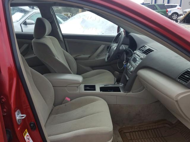 JTNBE46K373029989 - 2007 TOYOTA CAMRY NEW RED photo 5