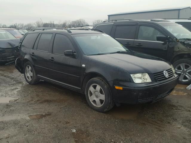 WVWSB61J02W120636 - 2002 VOLKSWAGEN JETTA GLS BLACK photo 1