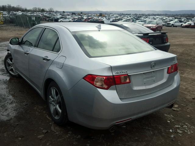 JH4CU2F45DC001493 - 2013 ACURA TSX SILVER photo 3