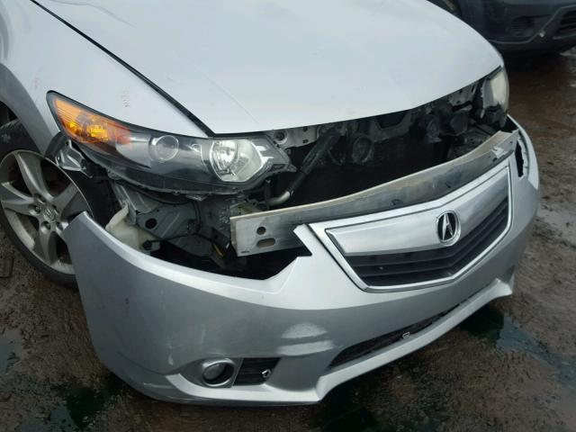 JH4CU2F45DC001493 - 2013 ACURA TSX SILVER photo 9