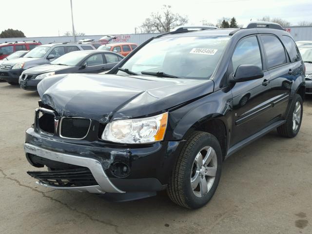 2CKDL73F776233353 - 2007 PONTIAC TORRENT BLACK photo 2