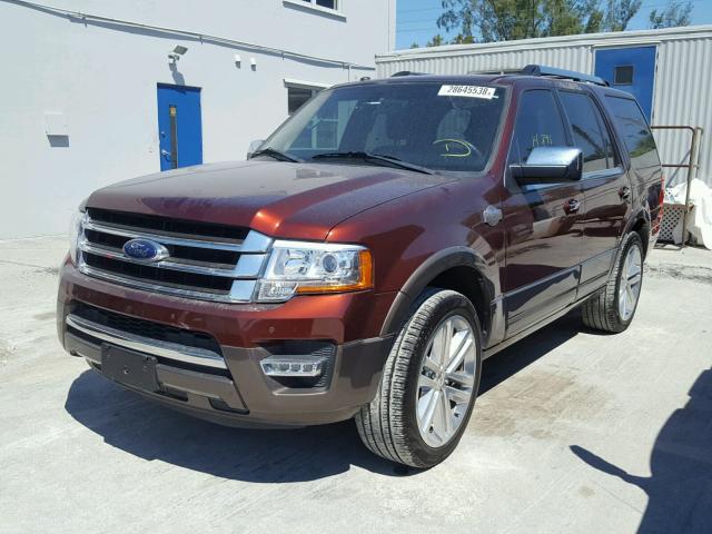 1FMJU1HTXGEF22513 - 2016 FORD EXPEDITION BURGUNDY photo 2