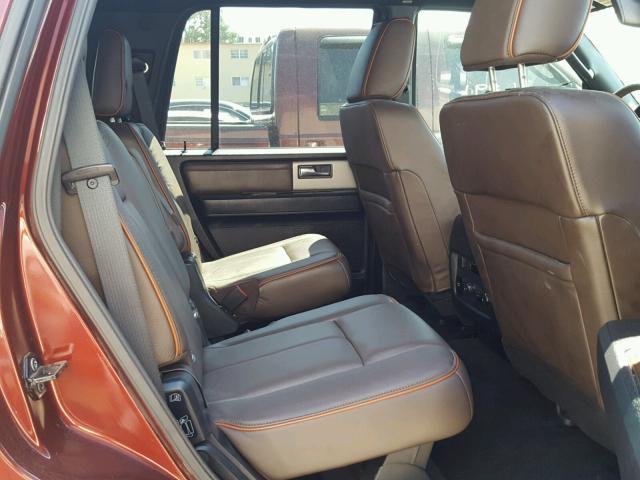 1FMJU1HTXGEF22513 - 2016 FORD EXPEDITION BURGUNDY photo 6