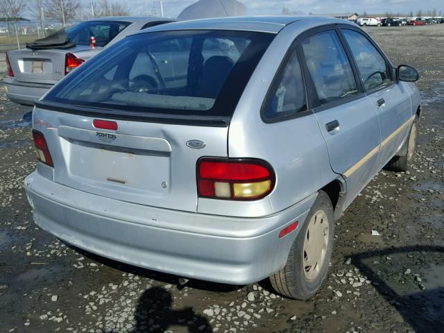 KNJLT06H3S6163465 - 1995 FORD ASPIRE BLUE photo 4