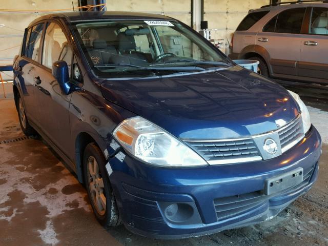 3N1BC13E47L420096 - 2007 NISSAN VERSA S BLUE photo 1