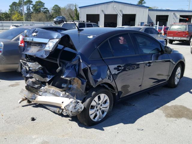 1G1PA5SH0E7349064 - 2014 CHEVROLET CRUZE LS BLUE photo 4