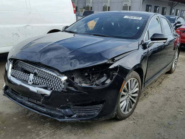 3LN6L5C90HR622923 - 2017 LINCOLN MKZ SELECT BLACK photo 2