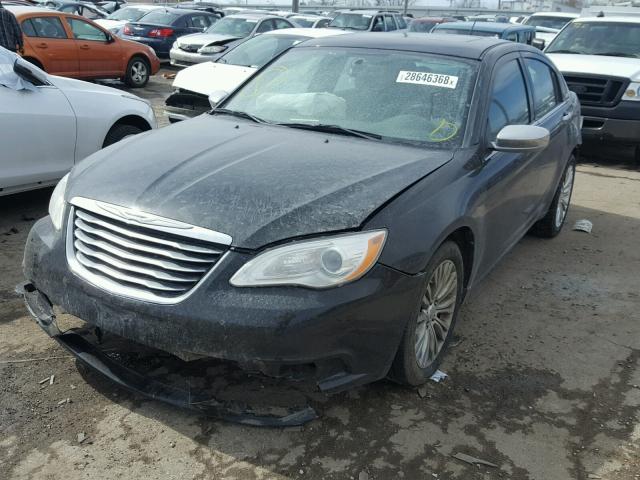 1C3CCBCG2CN197712 - 2012 CHRYSLER 200 LIMITE BLACK photo 2