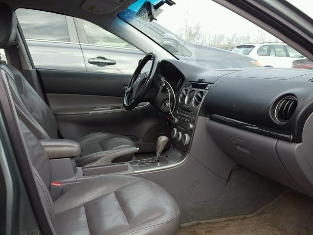 1YVHP82D345N56478 - 2004 MAZDA 6 S GREEN photo 5