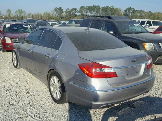 KMHGC4DD5DU212526 - 2013 HYUNDAI GENESIS 3. GRAY photo 3