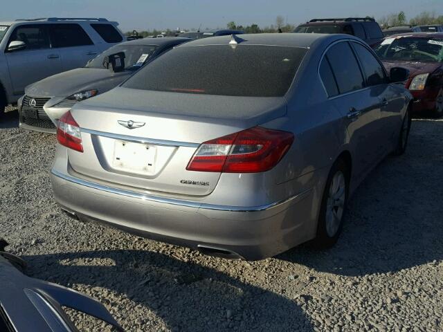 KMHGC4DD5DU212526 - 2013 HYUNDAI GENESIS 3. GRAY photo 4