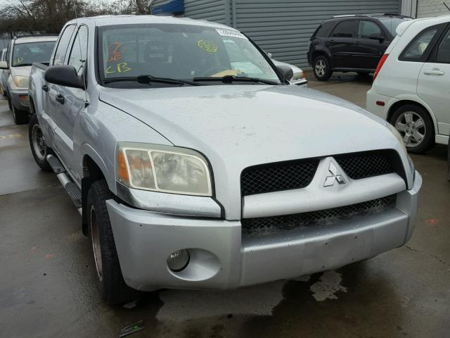 1Z7HC28K67S125681 - 2007 MITSUBISHI RAIDER LS SILVER photo 1