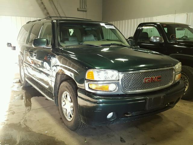 1GKFK66U62J135552 - 2002 GMC DENALI XL GREEN photo 1