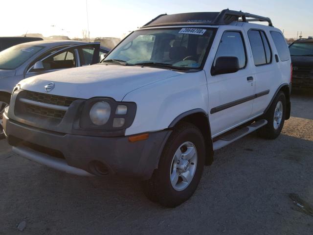 5N1ED28T14C614186 - 2004 NISSAN XTERRA XE WHITE photo 2