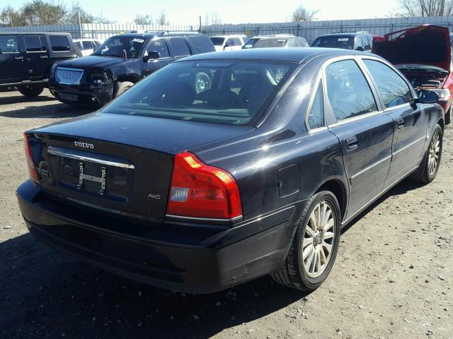 YV1TH592361441125 - 2006 VOLVO S80 2.5T BLACK photo 4