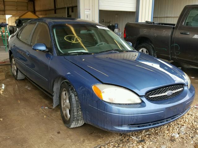 1FAFP53UX2A191267 - 2002 FORD TAURUS SE BLUE photo 1