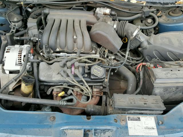 1FAFP53UX2A191267 - 2002 FORD TAURUS SE BLUE photo 7