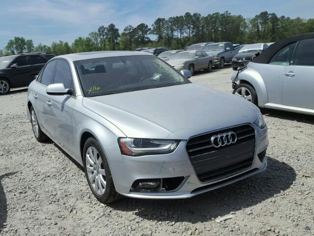 WAUAFAFL2DA178967 - 2013 AUDI A4 PREMIUM SILVER photo 1