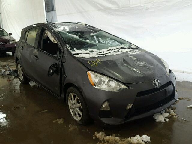 JTDKDTB30D1042836 - 2013 TOYOTA PRIUS C CHARCOAL photo 1