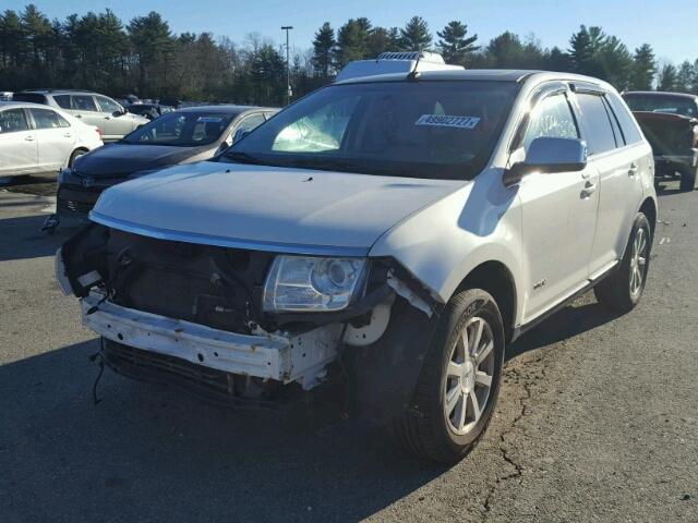 2LMDU88C97BJ03462 - 2007 LINCOLN MKX WHITE photo 2