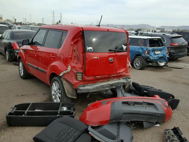 KNDJT2A6XC7470705 - 2012 KIA SOUL + RED photo 3