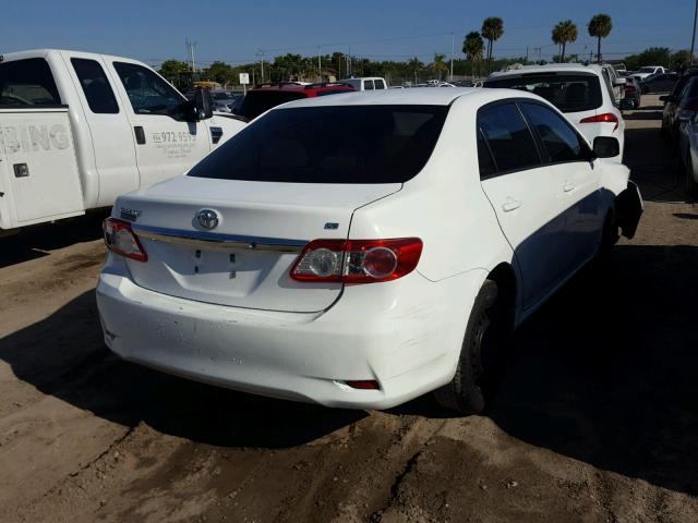 2T1BU4EEXBC686906 - 2011 TOYOTA COROLLA BA WHITE photo 4