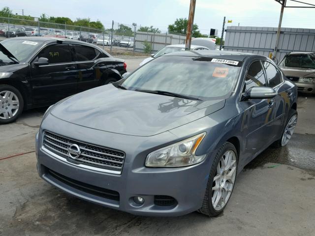 1N4AA51E49C861885 - 2009 NISSAN MAXIMA S GRAY photo 2