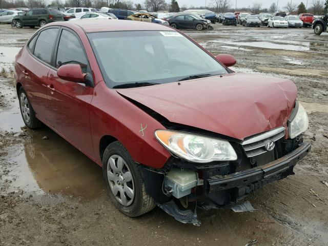 KMHDU46D48U546016 - 2008 HYUNDAI ELANTRA GL RED photo 1