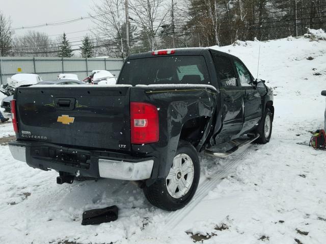 3GCPKTE75DG256782 - 2013 CHEVROLET SILVERADO BLACK photo 4