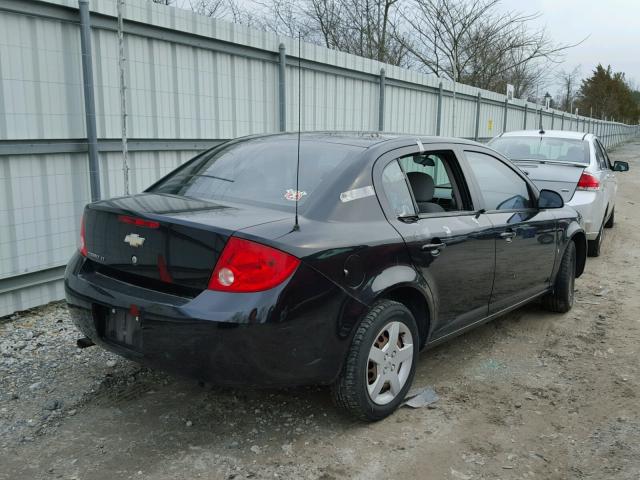 1G1AL58F087311487 - 2008 CHEVROLET COBALT LT BLACK photo 4