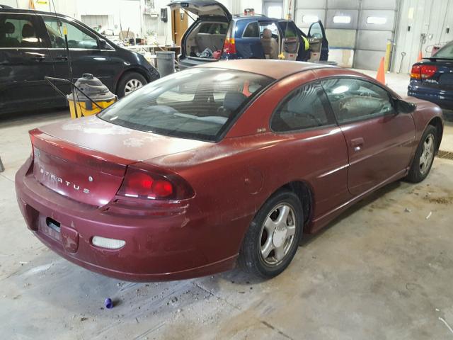 4B3AG42HX1E037717 - 2001 DODGE STRATUS SE RED photo 4