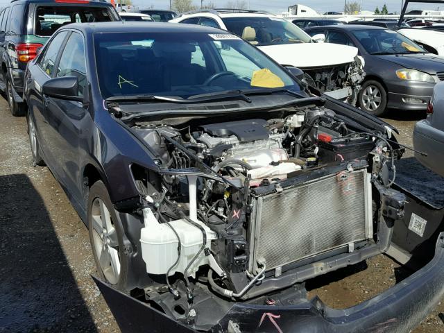 4T1BF1FK2EU377107 - 2014 TOYOTA CAMRY L GRAY photo 1