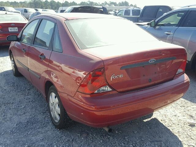 1FAFP33P73W191407 - 2003 FORD FOCUS LX RED photo 3