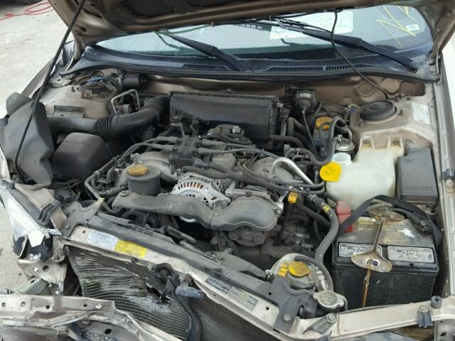 4S3BK4355X7300250 - 1999 SUBARU LEGACY L TAN photo 7