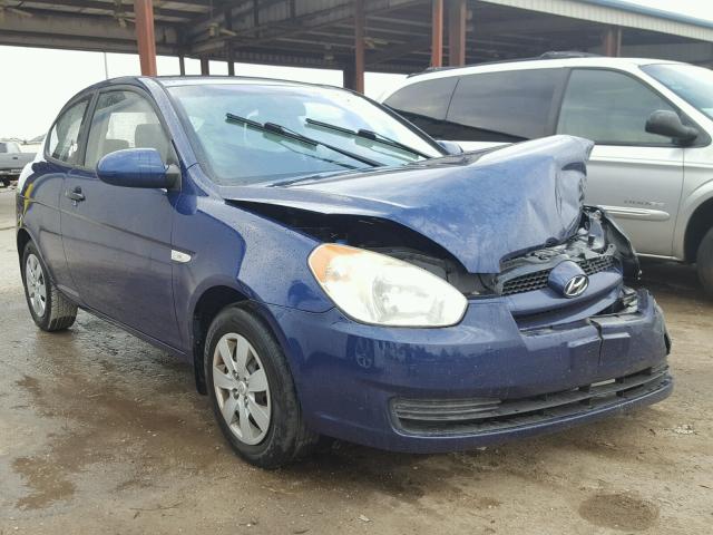 KMHCM36C39U133857 - 2009 HYUNDAI ACCENT GS BLUE photo 1