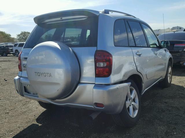 JTEGD20V150068577 - 2005 TOYOTA RAV4 SILVER photo 4